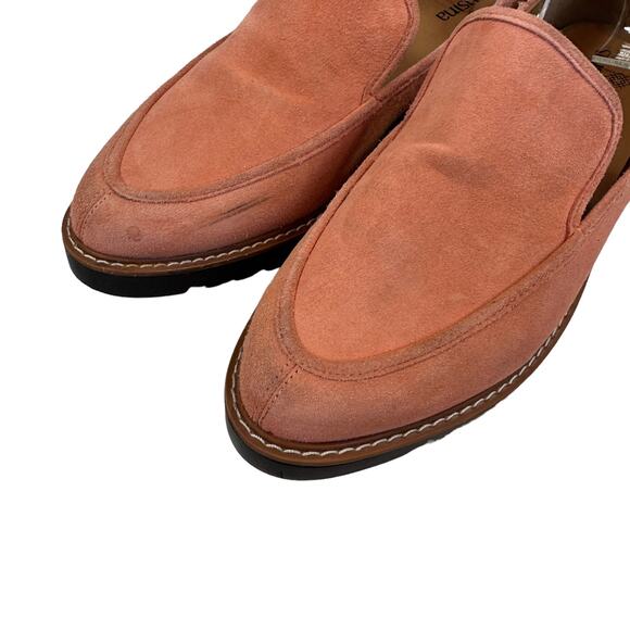 SUSINA Women's Sz: 6 M Peach Suede Kaira-Lea Slip-On Casual Loafers Flats Shoes - Picture 6 of 15